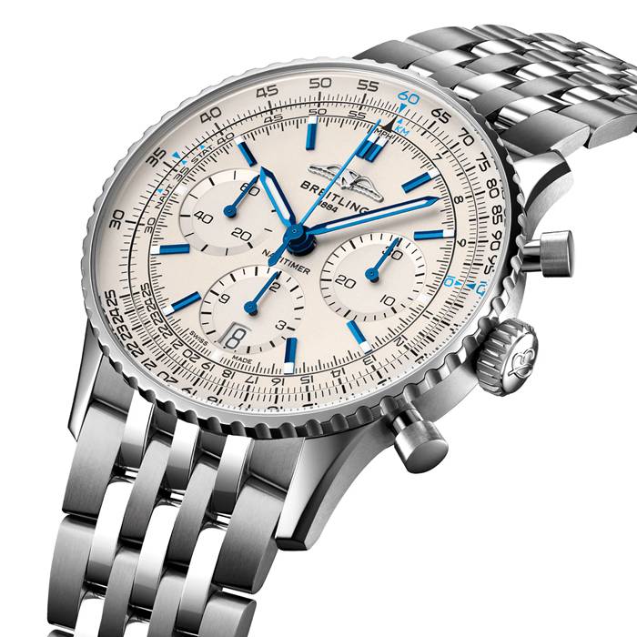 Breitling Navitimer Chronograph 41mm Mens Watch White AB0139A71G1A1 – Image 2