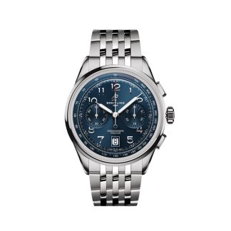 Breitling Premier B01 Chronograph 42mm Montre Homme Bleu Acier inoxydable AB0145171C1A1