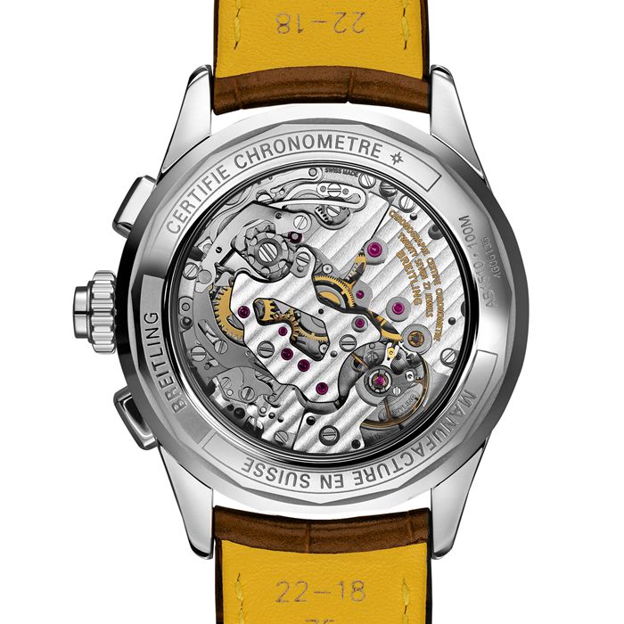Breitling Premier B15 Duograph 42 Montre à bracelet cuir AB1510171C1P1 – Image 2