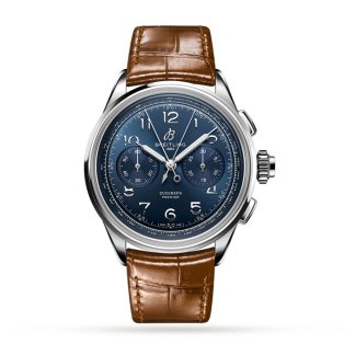 Breitling Premier B15 Duograph 42 Montre à bracelet cuir AB1510171C1P1