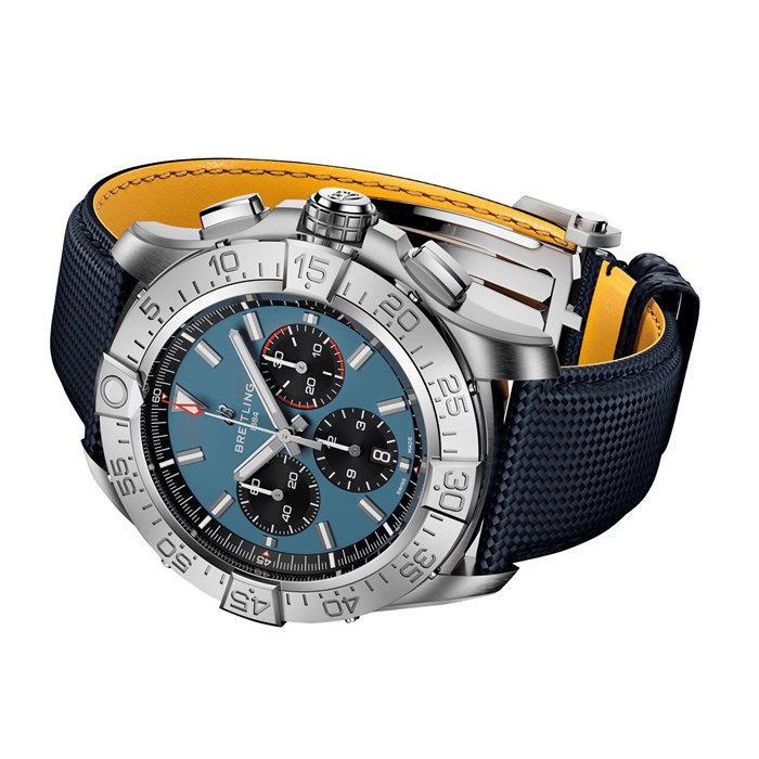 Breitling Super Avenger B01 Chronograph 46mm Mens Watch Blue EB0148101C1X1 – Image 3