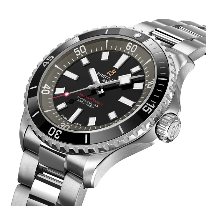 Breitling Superocean 42mm UK Edition Montre Hommes Gris Acier Inoxydable A173757A1B1A1 – Image 2