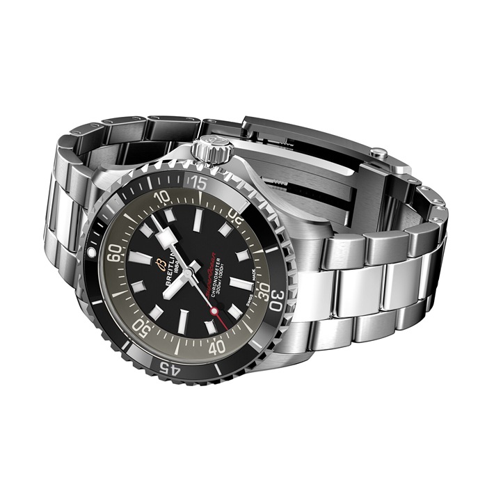 Breitling Superocean 42mm UK Edition Montre Hommes Gris Acier Inoxydable A173757A1B1A1 – Image 3
