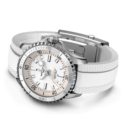 Breitling Superocean Automatic 36 Montre à bracelet caoutchouc en acier inoxydable A17377211A1S1 – Image 4