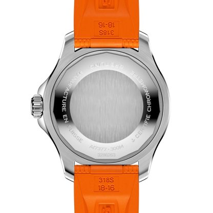 Breitling Superocean Automatic 36 Montre à bracelet caoutchouc en acier inoxydable A17377211O1S1 – Image 2