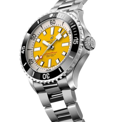 Breitling Superocean Automatic Code Yellow UK Edition 46mm Montre Homme Jaune A173781A1I1A1 – Image 2