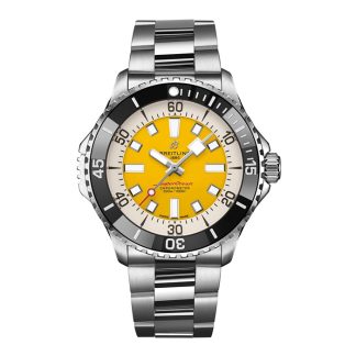 Breitling Superocean Automatic Code Yellow UK Edition 46mm Montre Homme Jaune A173781A1I1A1