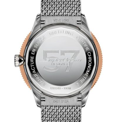 Breitling Superocean Heritage '57 Highlands Capsule 38mm Montre Homme Jaune 2 Bracelets U10340281I1A1 – Image 2
