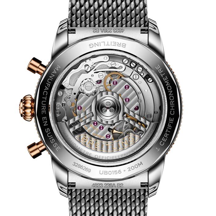 Breitling Superocean Heritage B01 Chronograph 42mm Montre Homme Noir UB0156H11B1A1 – Image 2