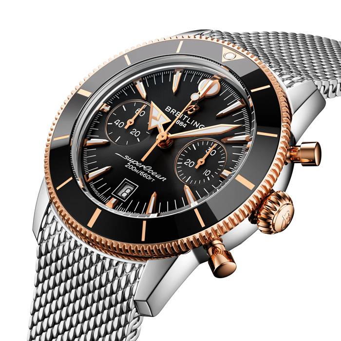 Breitling Superocean Heritage B01 Chronograph 42mm Montre Homme Noir UB0156H11B1A1 – Image 3