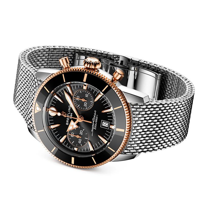 Breitling Superocean Heritage B01 Chronograph 42mm Montre Homme Noir UB0156H11B1A1 – Image 4