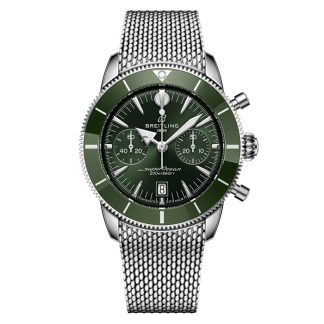 Breitling Superocean Heritage B01 Chronograph 42mm Montre Homme Vert AB0156361L1A1