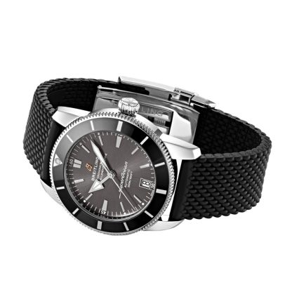 Breitling Superocean Heritage B20 Automatic 42mm UK Edition Montre Homme Caoutchouc Gris AB20102B1B1S1 – Image 3