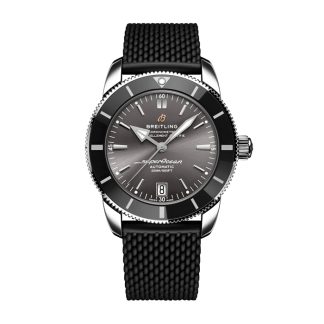 Breitling Superocean Heritage B20 Automatic 42mm UK Edition Montre Homme Caoutchouc Gris AB20102B1B1S1
