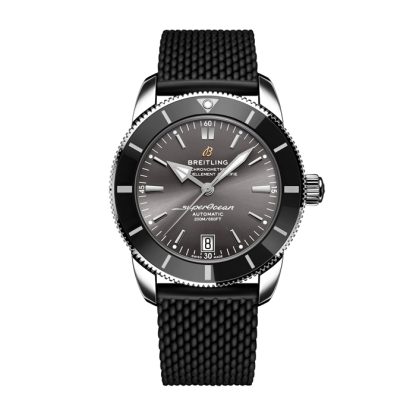 Breitling Superocean Heritage B20 Automatic 42mm UK Edition Montre Homme Caoutchouc Gris AB20102B1B1S1