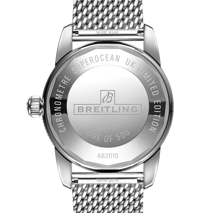 Breitling Superocean Heritage B20 Automatic 42mm UK Edition Montre Homme Gris Acier Inoxydable AB20102B1B1A1 – Image 4