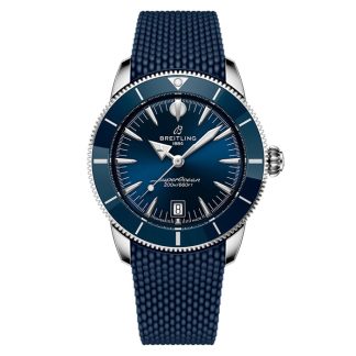 Breitling Superocean Heritage B31 Automatic 42mm Montre Homme Caoutchouc Bleu AB3111161C1S1