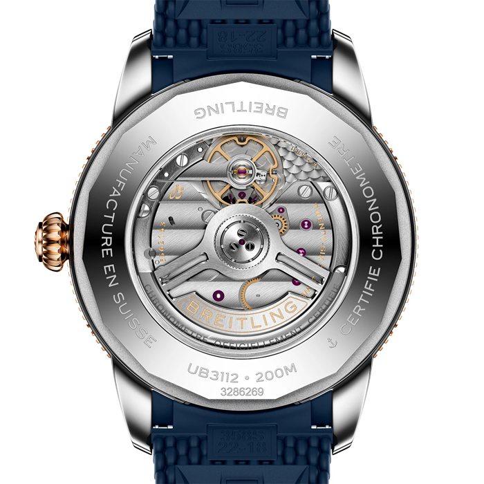 Breitling Superocean Heritage B31 Automatic 44mm Montre Homme Caoutchouc Bleu UB3112161C1S1 – Image 2