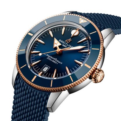 Breitling Superocean Heritage B31 Automatic 44mm Montre Homme Caoutchouc Bleu UB3112161C1S1 – Image 3