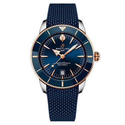 Breitling Superocean Heritage B31 Automatic 44mm Montre Homme Caoutchouc Bleu UB3112161C1S1
