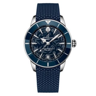 Breitling Superocean Heritage B31 Automatic Kelly Slater Limited Edition 40mm Mens Watch Blue Rubber AB31101A1C1S1