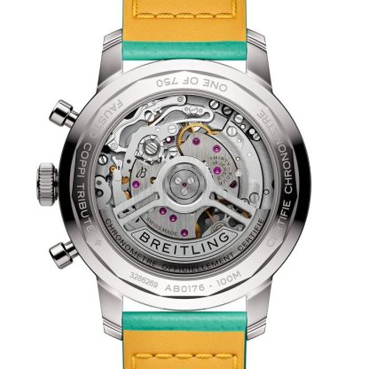 Breitling Top Time B01 Fausto Coppi 41mm Montre Hommes Cuir AB01768A1A1X1 – Image 2