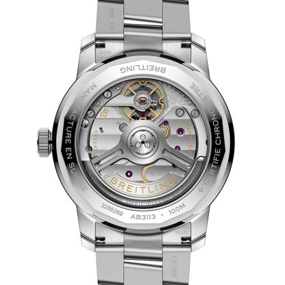 Breitling Top Time B31 38mm Montre Homme Blanc Acier inoxydable AB3113281A1A1 – Image 2