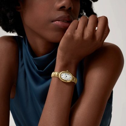 Cartier Montre Baignoire De Cartier Petit Modèle Mouvement à Quartz Or Jaune 18K WGBA0043 – Image 5