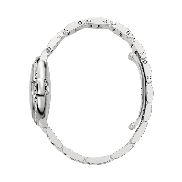 Cartier Montre Ballon Bleu De Cartier 33mm Mouvement Automatique Acier Diamants W4BB0028 – Image 4