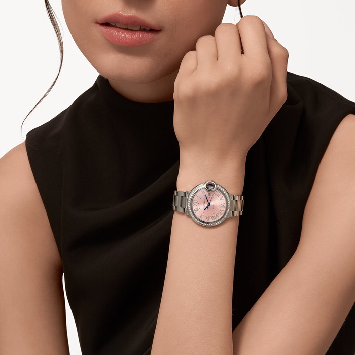 Cartier Montre Ballon Bleu De Cartier 33mm Remontage Automatique Boîtier Acier W4BB0037 – Image 4