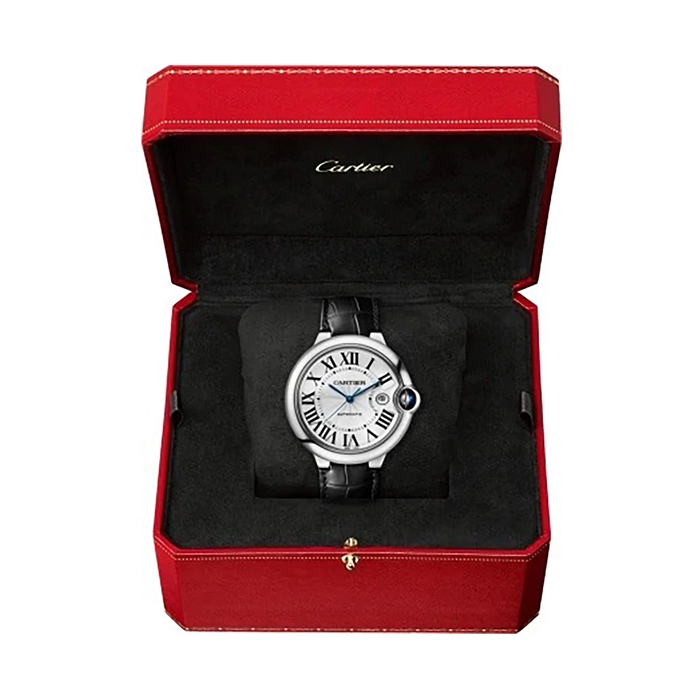 Cartier Montre Ballon Bleu De Cartier 42mm Acier Cuir WSBB0026 – Image 2