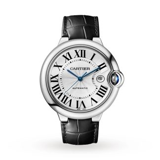 Cartier Montre Ballon Bleu De Cartier 42mm Acier Cuir WSBB0026