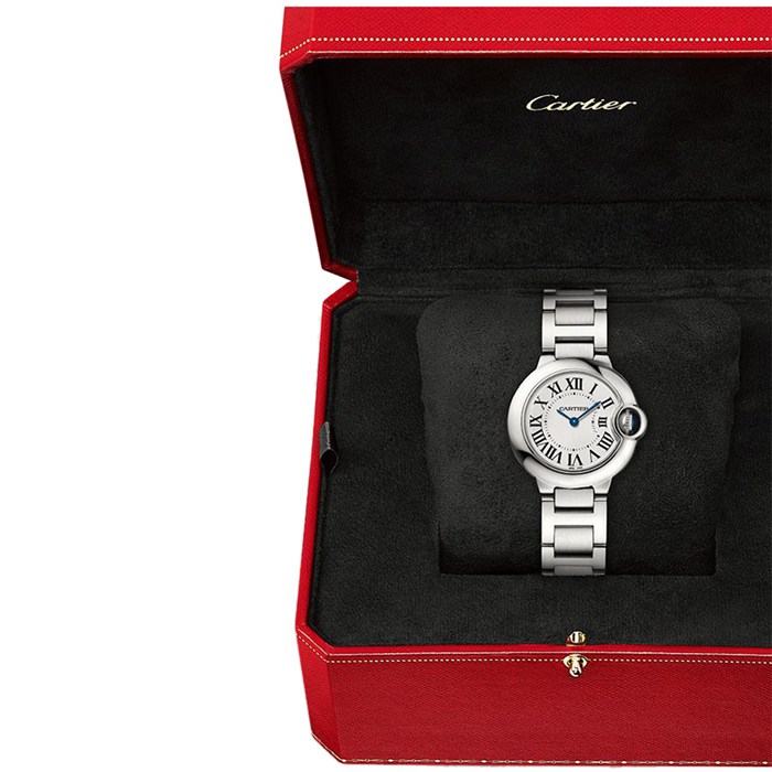 Cartier Montre Ballon Bleu de Cartier 28mm mouvement à quartz boîtier en acier WSBB0067 – Image 3