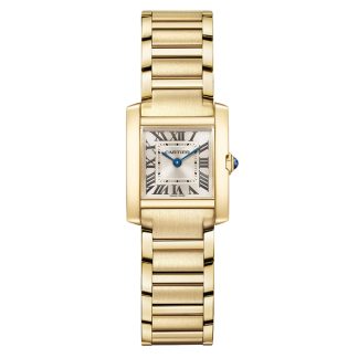 Cartier Montre Tank Francaise Petit Modèle Mouvement Quartz Boîtier Or Jaune 18K WGTA0344