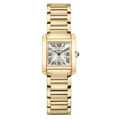 Cartier Montre Tank Francaise Petit Modèle Mouvement Quartz Boîtier Or Jaune 18K WGTA0344