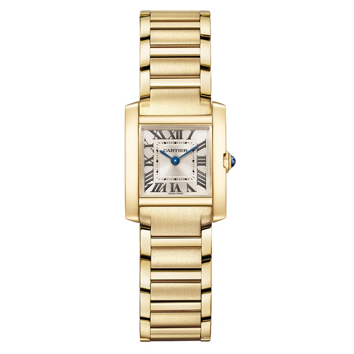 Cartier Montre Tank Francaise Petit Modèle Mouvement Quartz Boîtier Or Jaune 18K WGTA0344