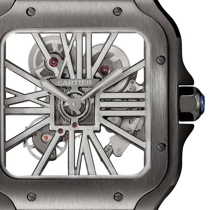 Cartier Santos De Cartier Montre squelette WHSA0009 – Image 3