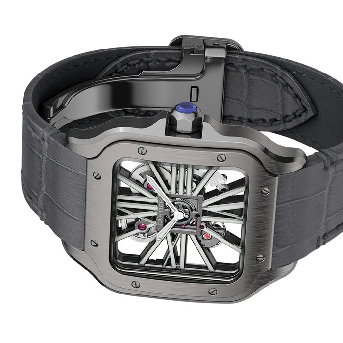 Cartier Santos De Cartier Montre squelette WHSA0009 – Image 5