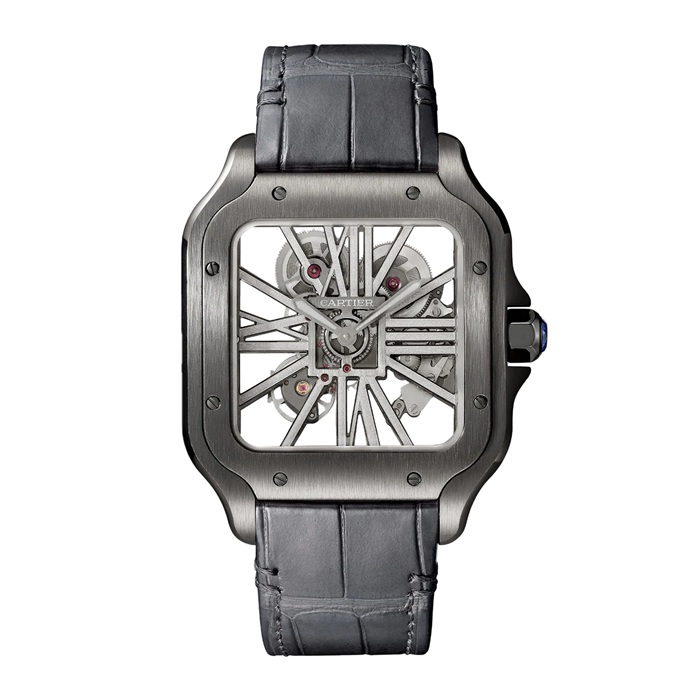 Cartier Santos De Cartier Montre squelette WHSA0009