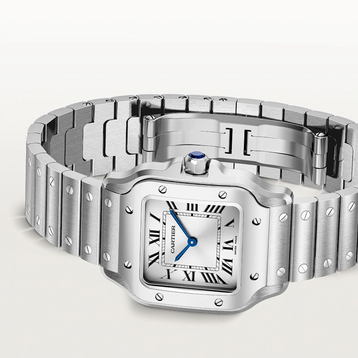 Cartier Santos De Cartier Petit Modèle Quartz Acier WSSA0082 – Image 4