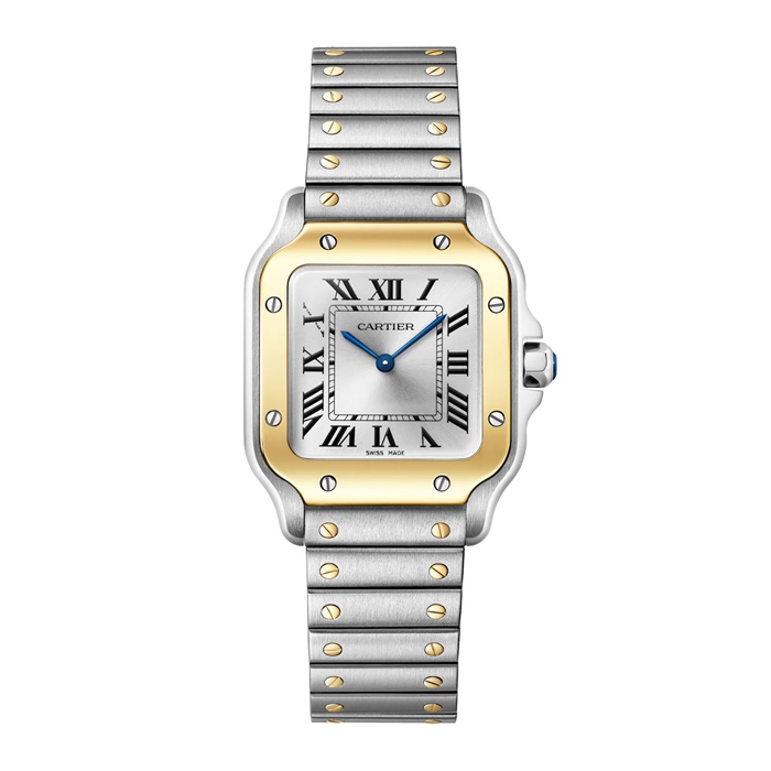 Cartier Santos De Cartier Petit Modèle Quartz Or Jaune Acier W2SA0033