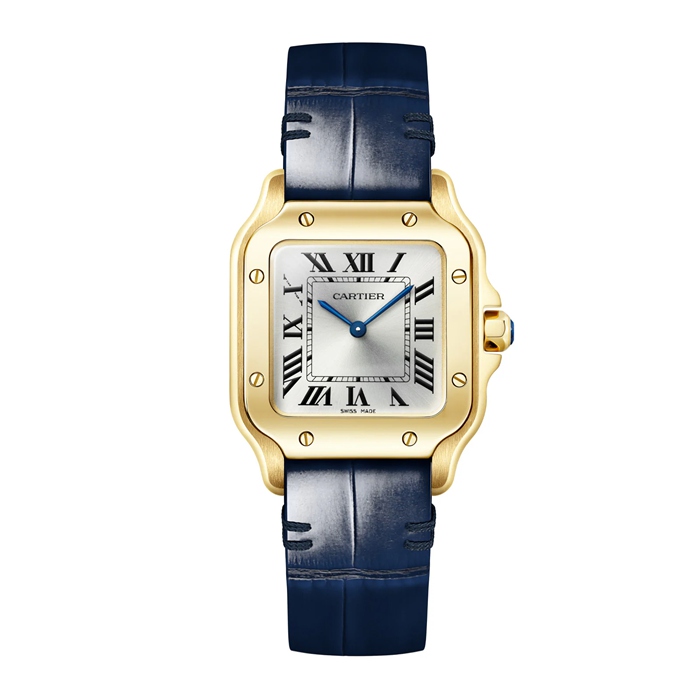 Cartier Santos De Cartier Petit Modèle Quartz Or Jaune WGSA0107 – Image 2
