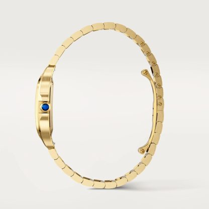 Cartier Santos De Cartier Petit Modèle Quartz Or Jaune WGSA0107 – Image 3