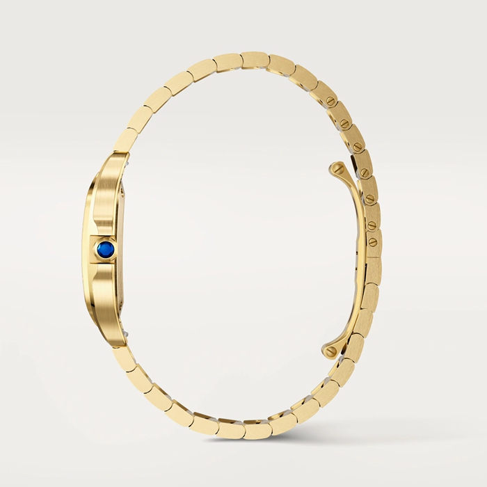 Cartier Santos De Cartier Petit Modèle Quartz Or Jaune WGSA0107 – Image 3