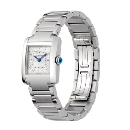 Cartier Tank Française Montre Petit Modèle Mouvement Quartz Acier WSTA0129 – Image 2