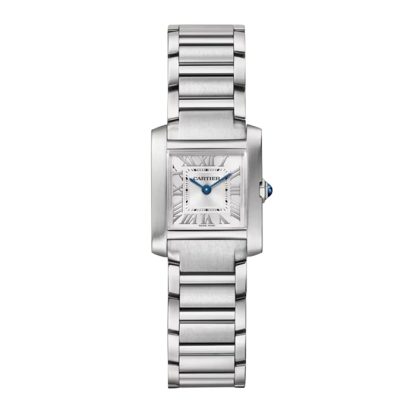 Cartier Tank Française Montre Petit Modèle Mouvement Quartz Acier WSTA0129