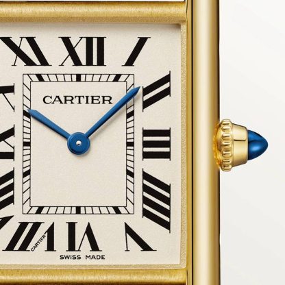 Cartier Tank Louis Cartier Montre Grand Modèle Mouvement Quartz Or Jaune WGTA0067 – Image 4