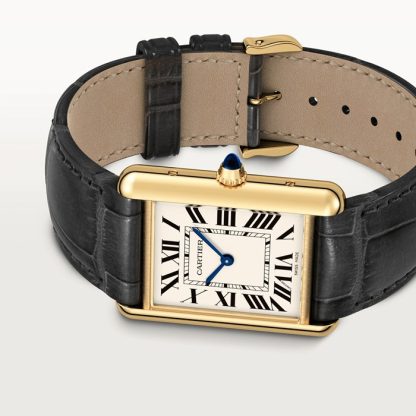 Cartier Tank Louis Cartier Montre Grand Modèle Mouvement Quartz Or Jaune WGTA0067 – Image 5