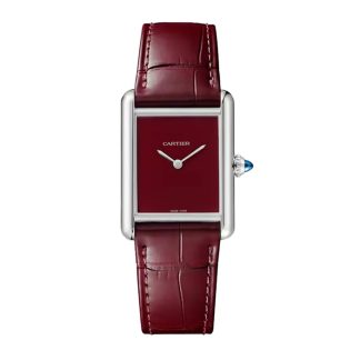Cartier Tank Montre Must grand modèle Mouvement à quartz à haute autonomie Boîtier en acier WSTA0113