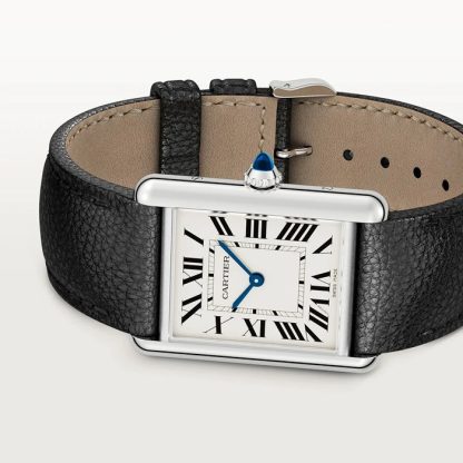 Cartier Tank Montre Must grand modèle Mouvement à quartz à haute autonomie Boîtier en acier WSTA0136 – Image 2